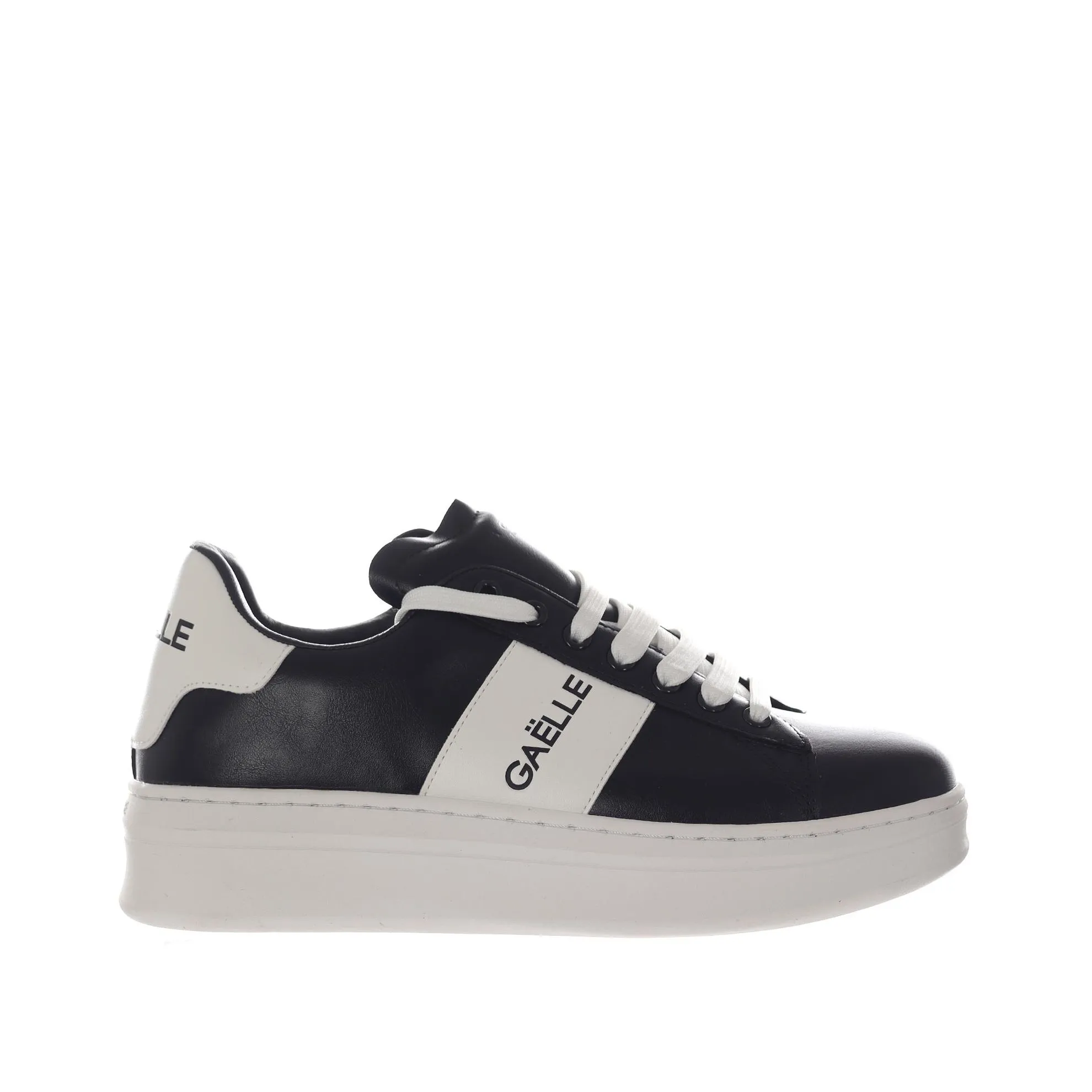 Sneaker addict in ecopelle con banda laterale