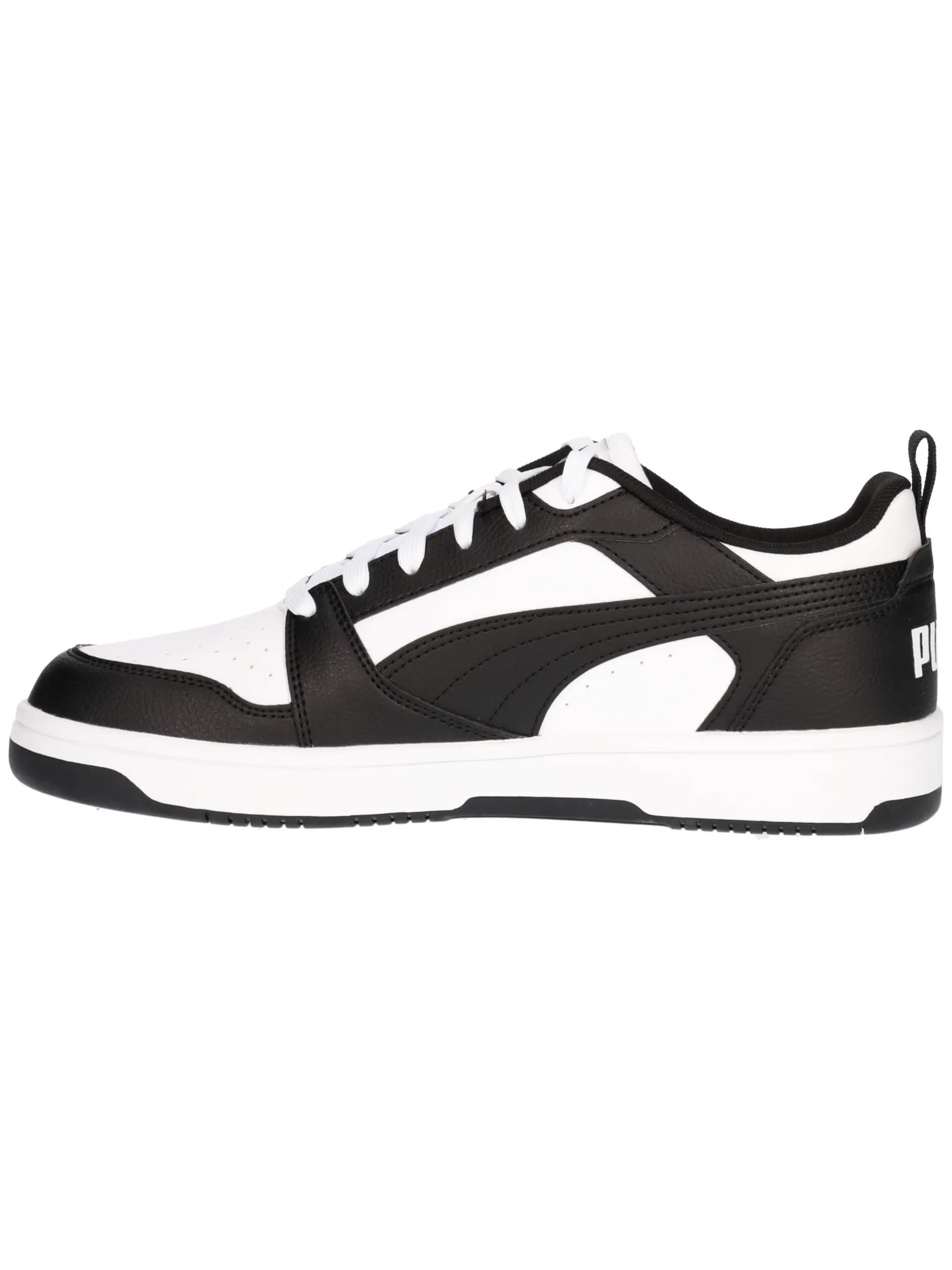 Sneaker Puma Rebound da uomo bianca e nera