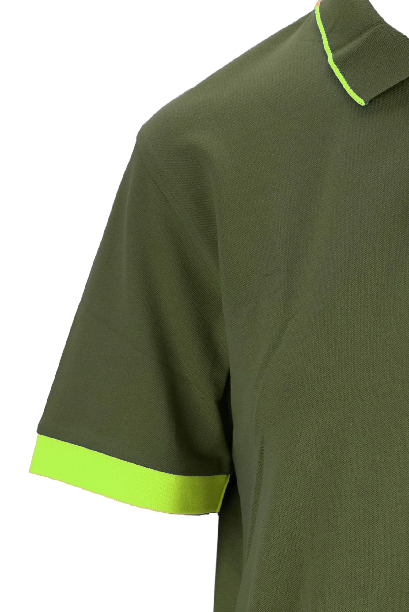 SUN68 A34120 Verde scuro Polo