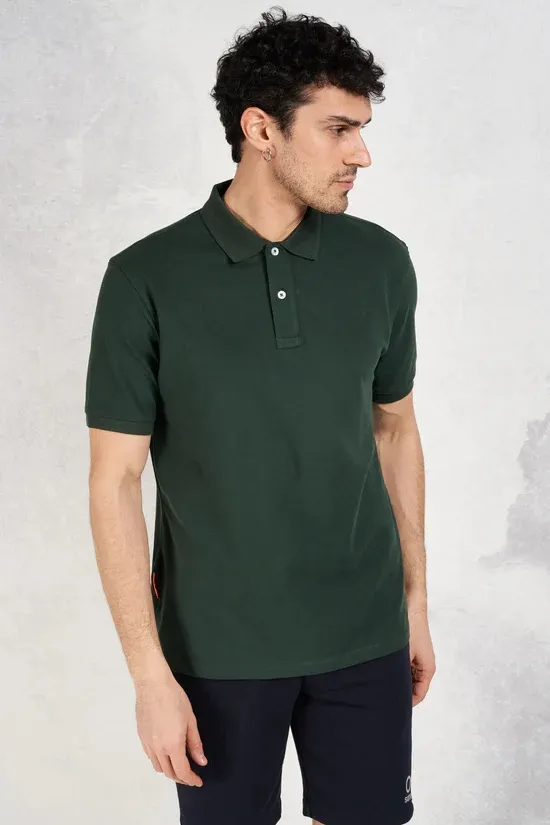 Suns  ---------    ------------ Polo con dettagli arancio - Verde