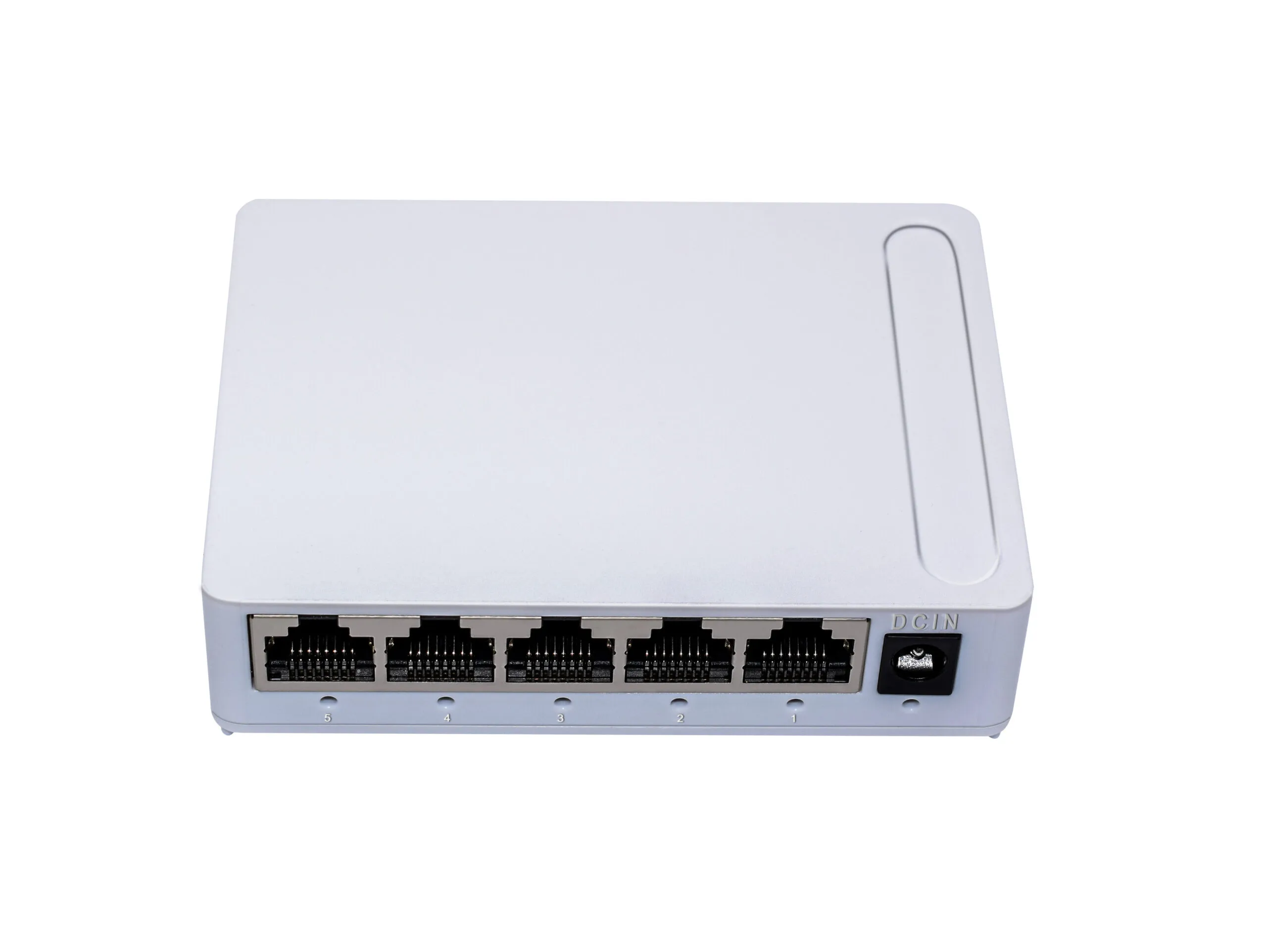 Switch 5 porte 10/100/1000 Mbps, Unmanaged, Versione Desktop - MACHPOWER SW-UG5L-017P 