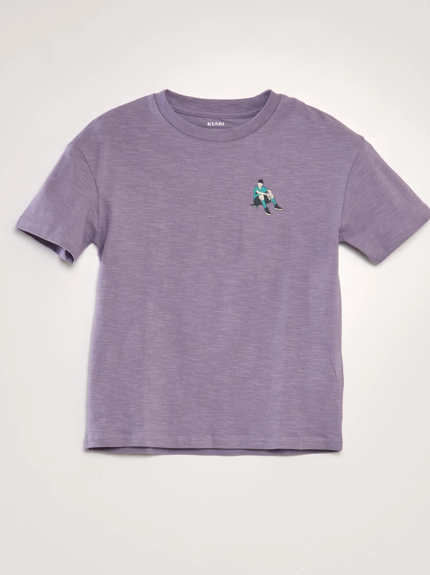 T-shirt in jersey 'Skate' - VIOLA