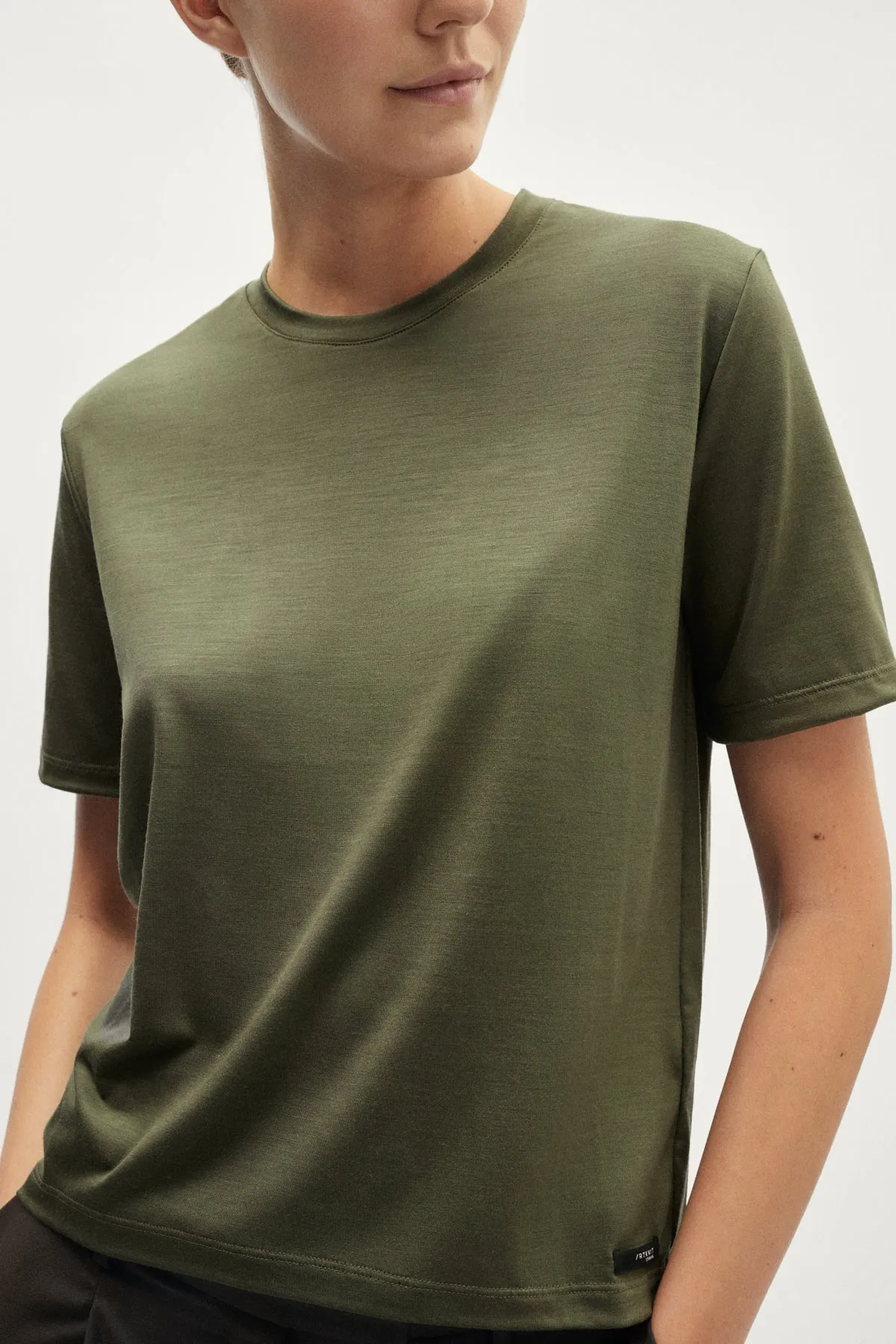 T-shirt in Lana Active Wool