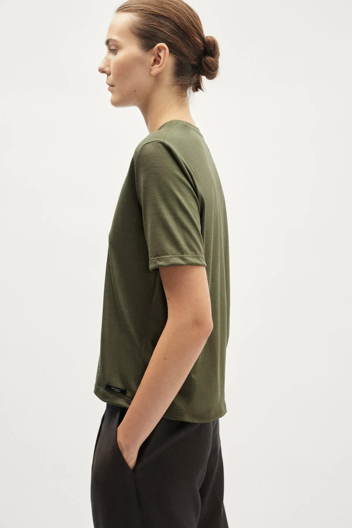T-shirt in Lana Active Wool