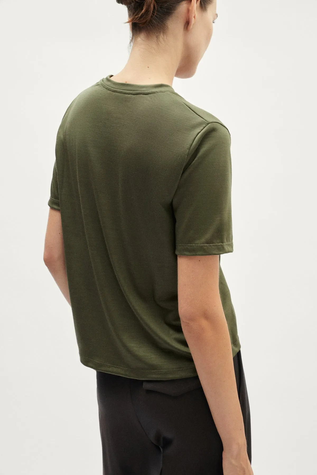 T-shirt in Lana Active Wool