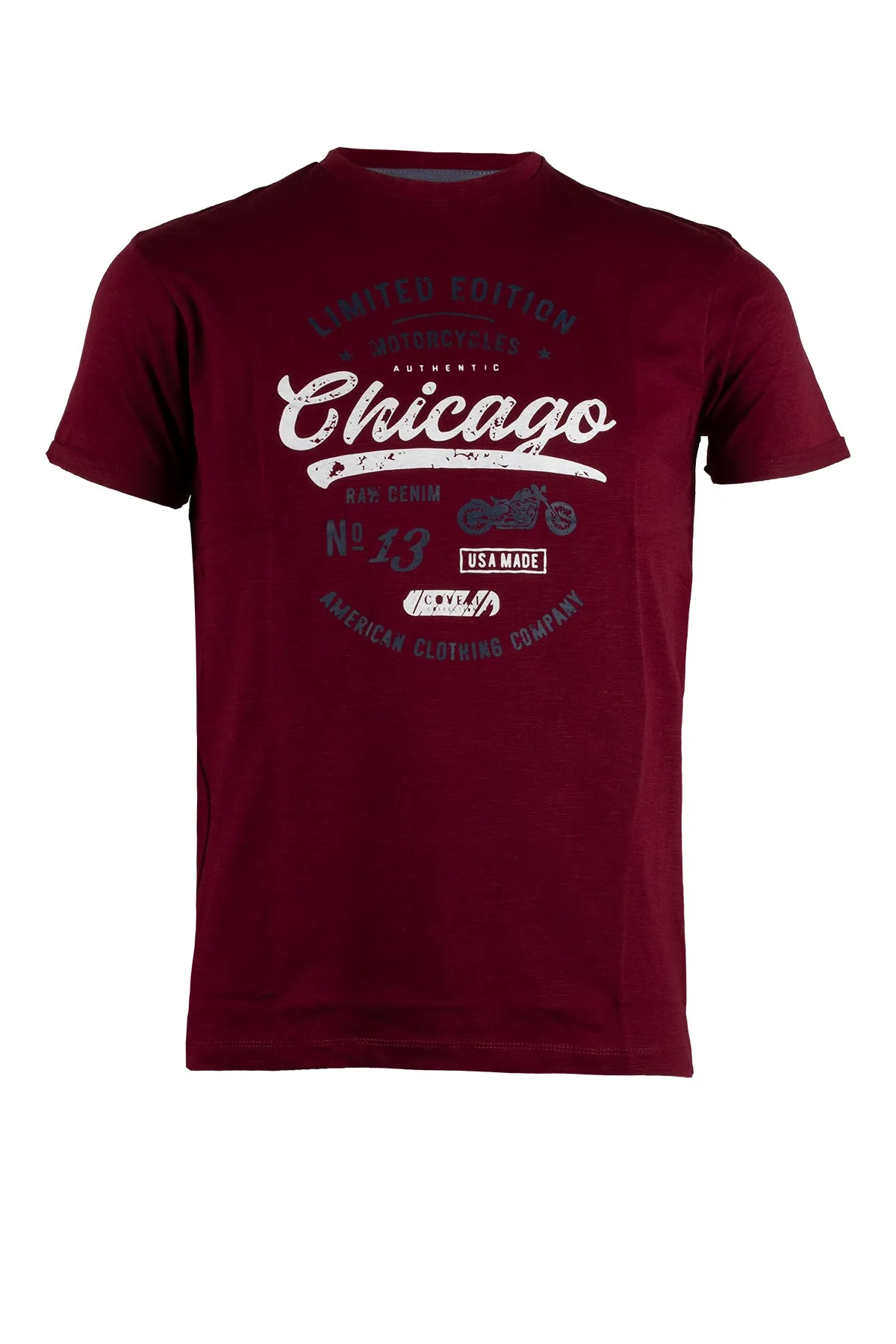 T-Shirt uomo con stampa sul petto