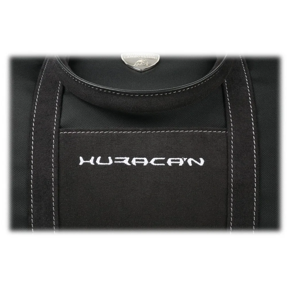 TecknoMonster - Automobili Lamborghini - Borsa Huracán in Fibra di Carbonio e Alcantara® - Black Carpet Collection