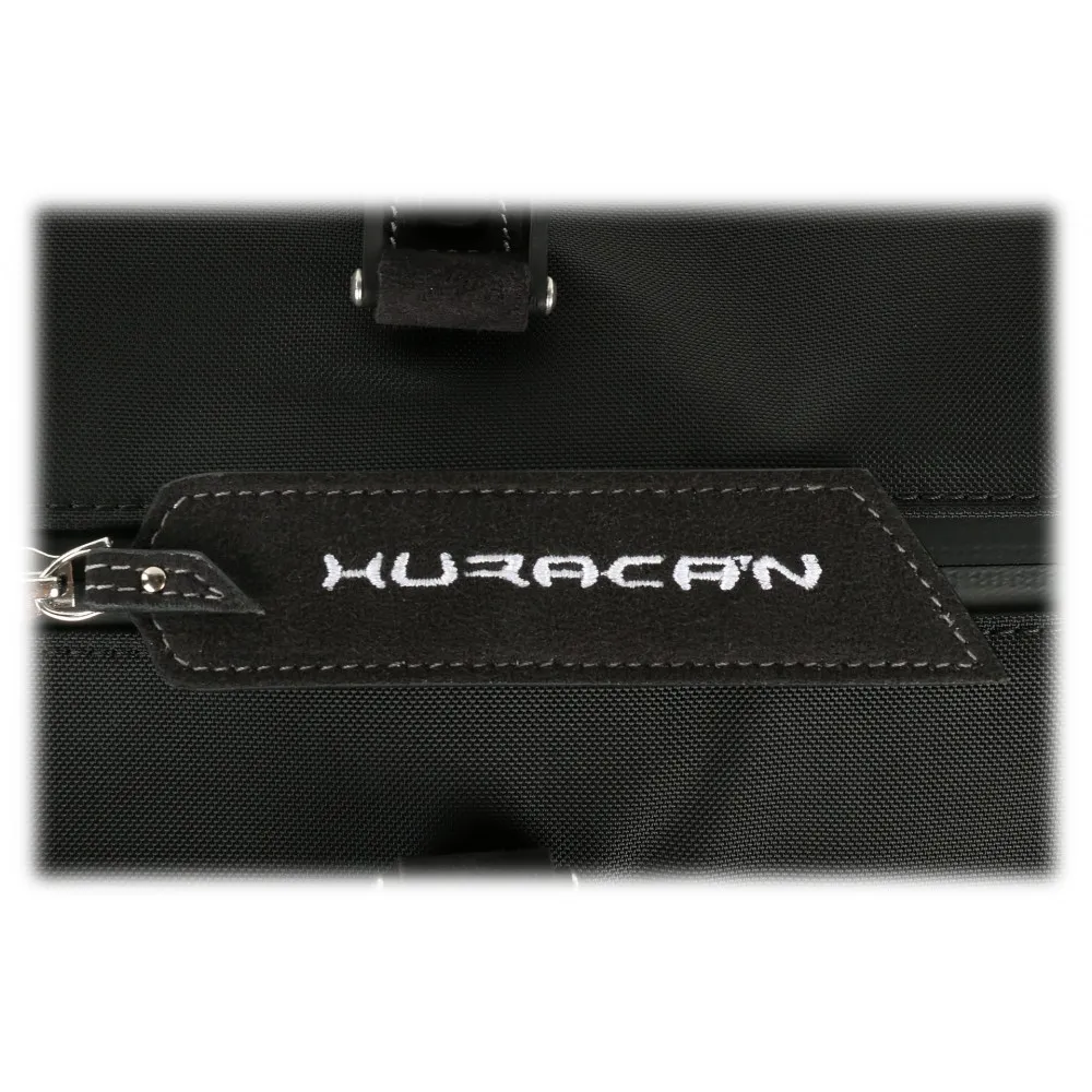 TecknoMonster - Automobili Lamborghini - Borsa Huracán in Fibra di Carbonio e Alcantara® - Black Carpet Collection