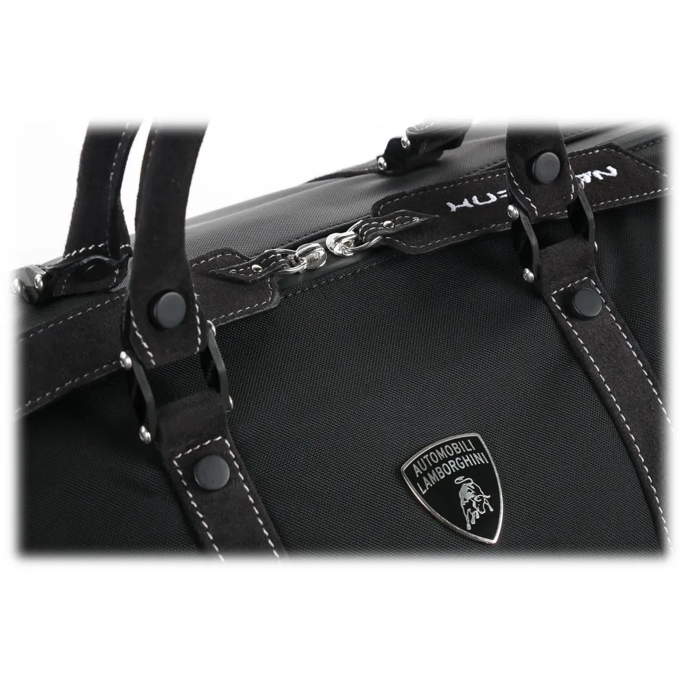 TecknoMonster - Automobili Lamborghini - Borsa Huracán in Fibra di Carbonio e Alcantara® - Black Carpet Collection