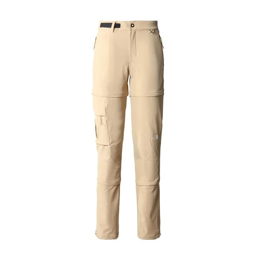 THE NORTH FACE W PARAMOUNT 2 SLIM STRAIGHT PANT CONVERTIBLE Khaki Stone Pantalone convertibile donna