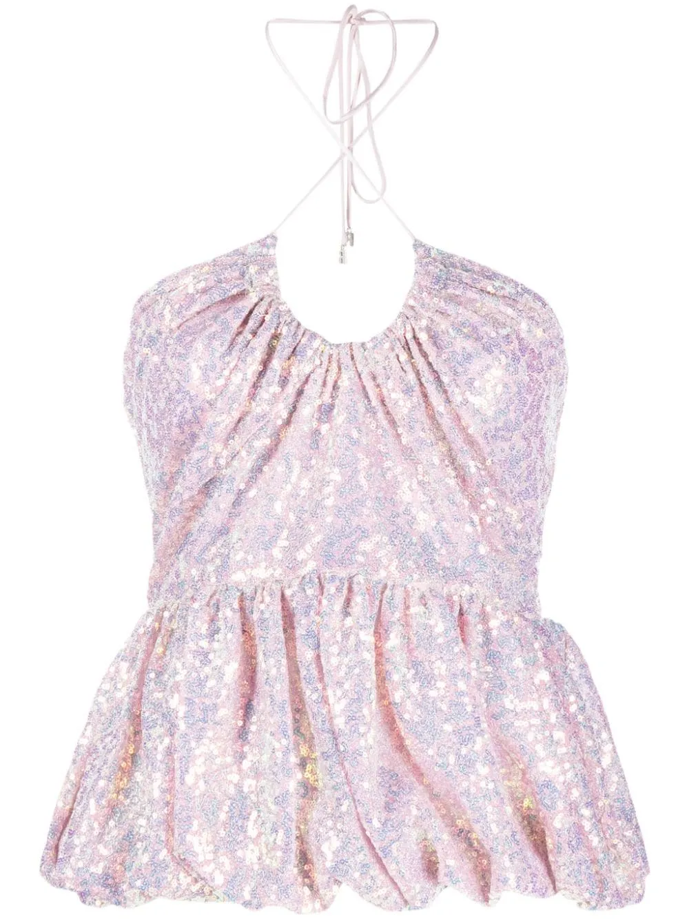 Top con paillettes