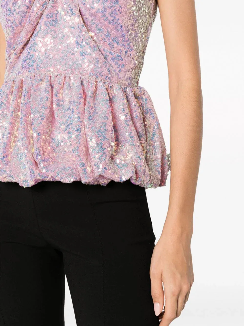 Top con paillettes