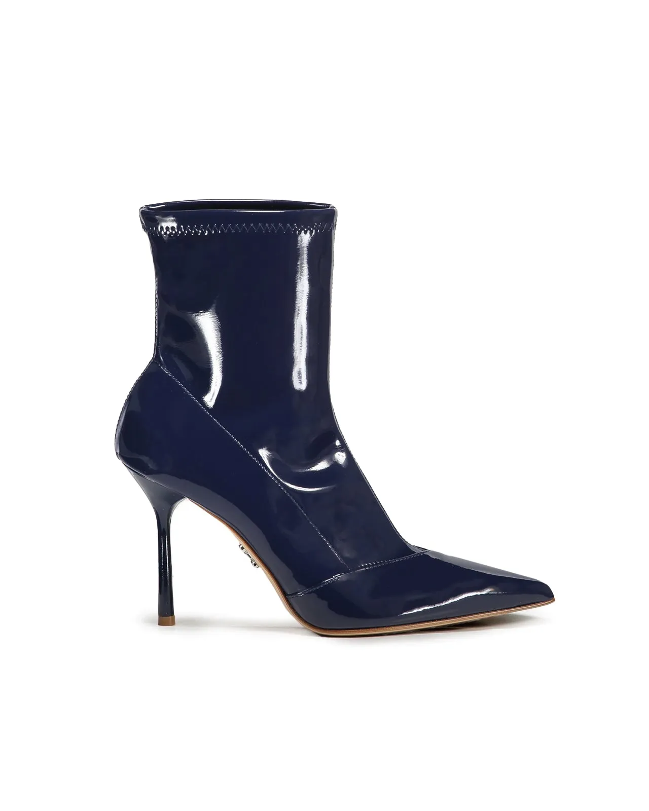 Tronchetto Maty Kristal Navy vernice blu