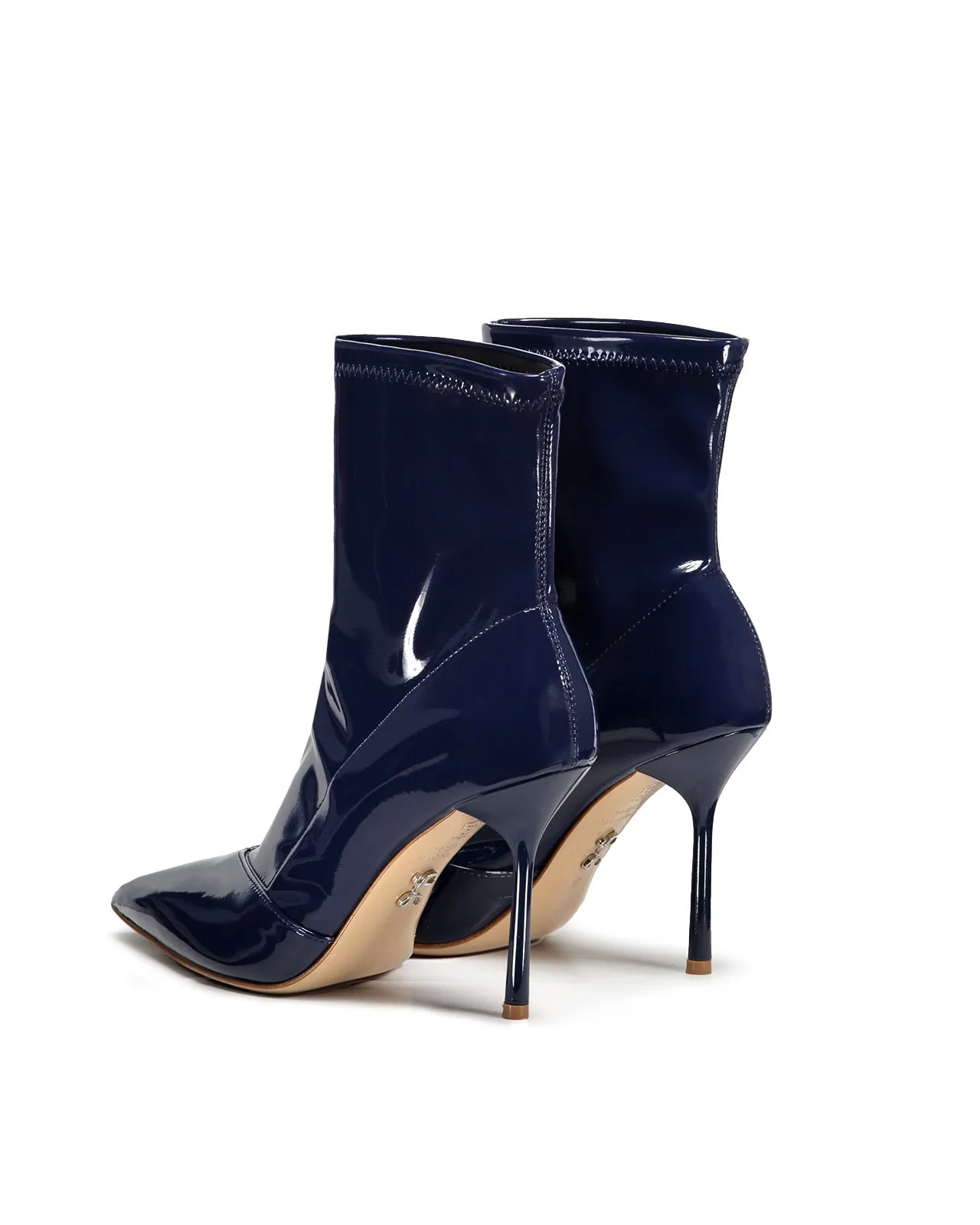 Tronchetto Maty Kristal Navy vernice blu