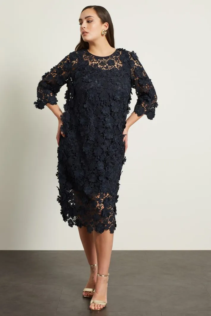 Tubino in pizzo macramè