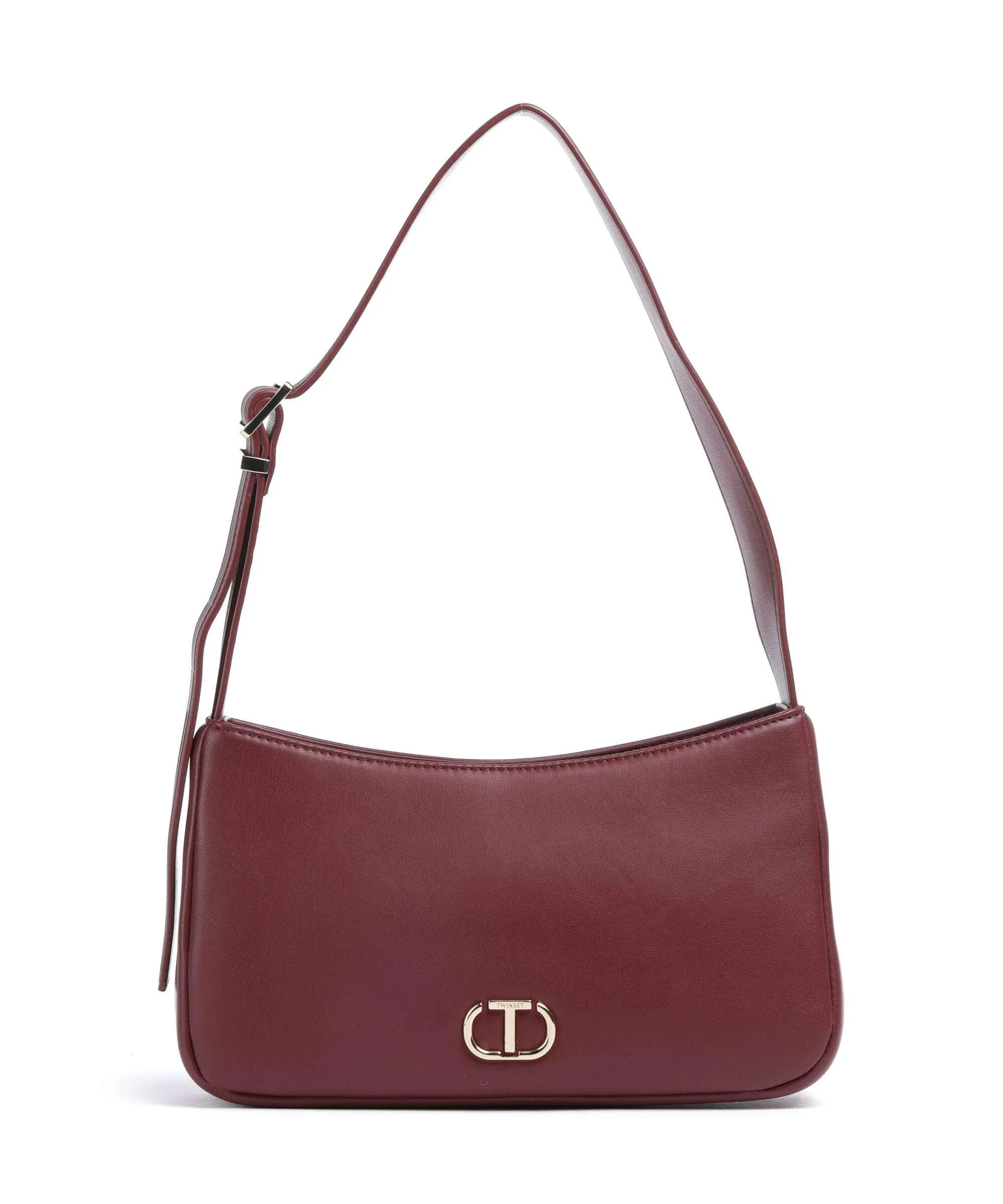  Twinset Cargo Borsa a spalla pelle sintetica vino  