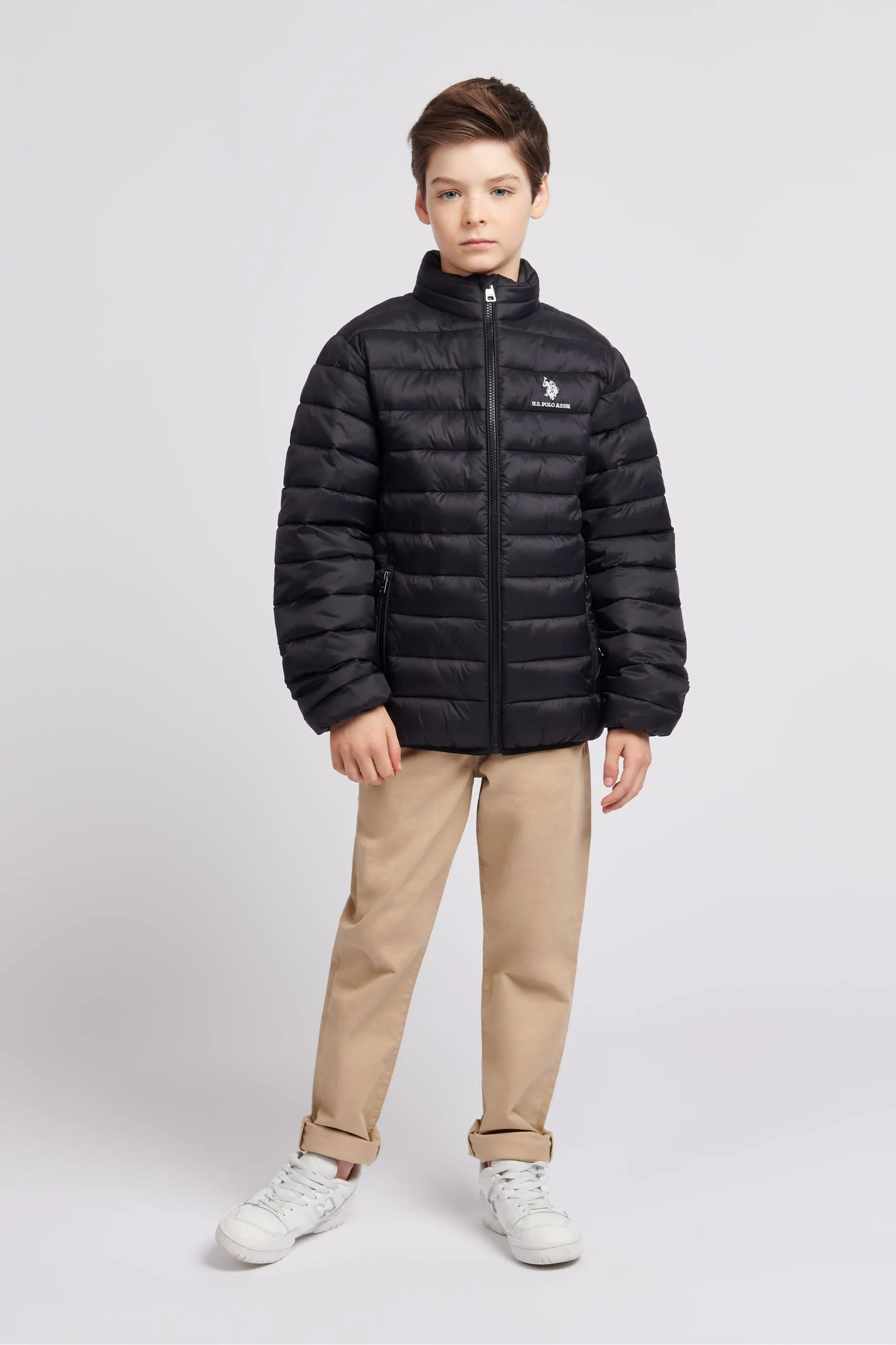 U.S. Polo Assn. Lightweight Boys Bound Quilted Jacket    