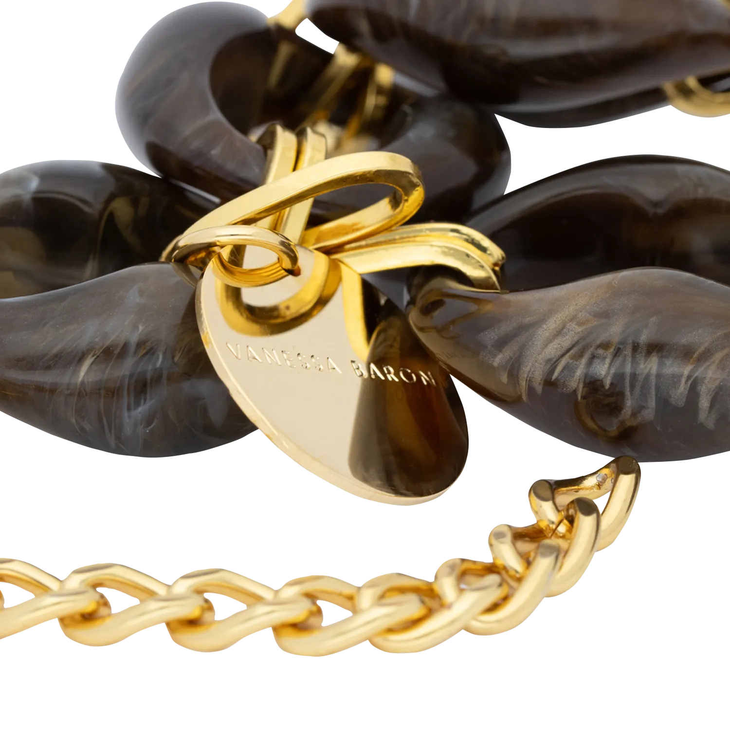  VANESSA BARONI   TURTLE - Collana a maglie larghe | Marrone