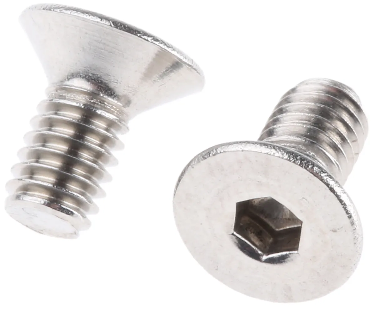 Vite a brugola con testa svasata esagonale RS PRO, M10, L. 35mm, in Acciaio inox