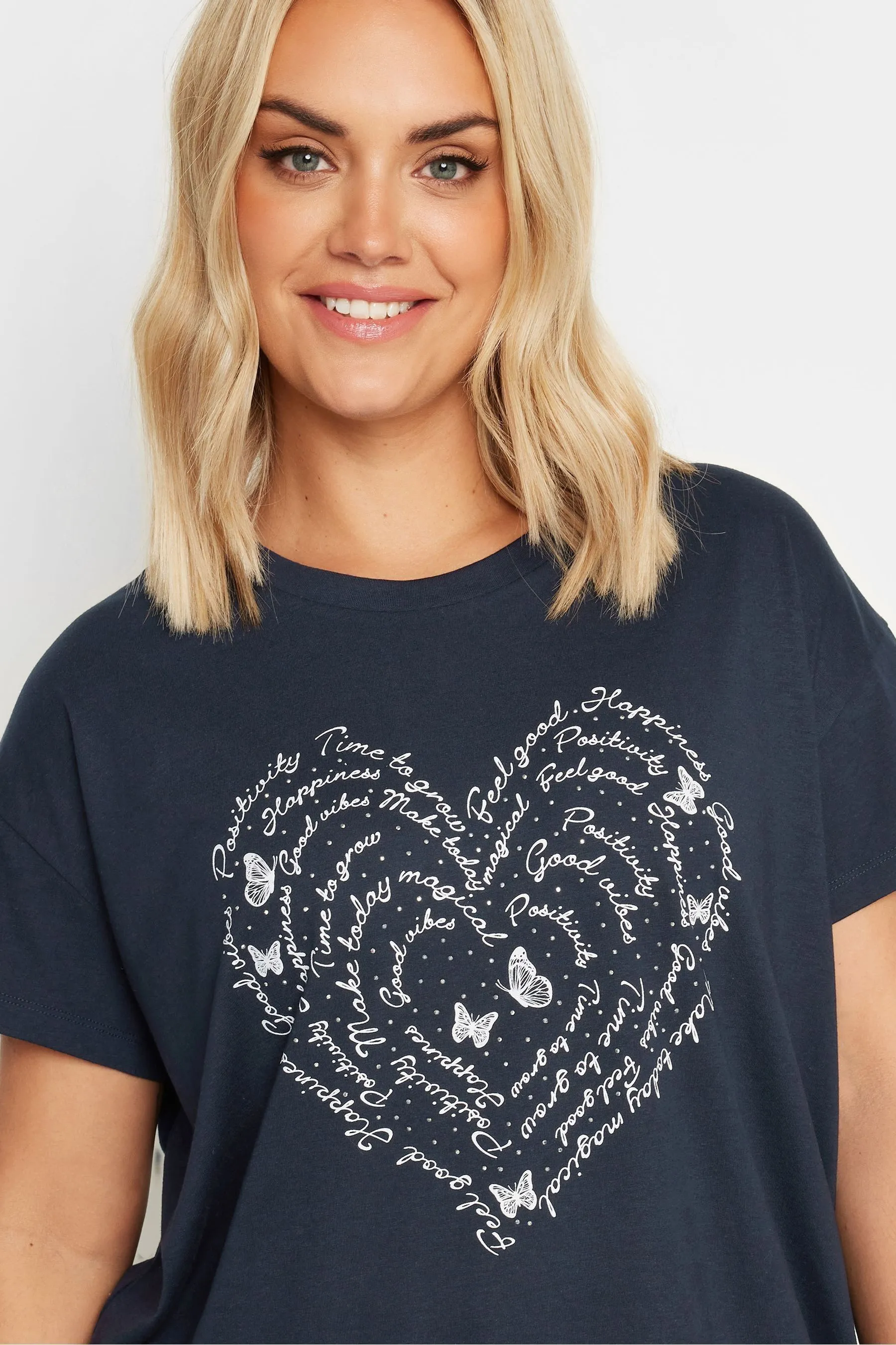 Yours Curve Maglietta Cuore Positivity    